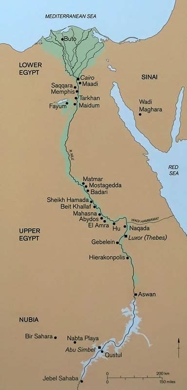 Ancient Egypt Map Sahara Desert