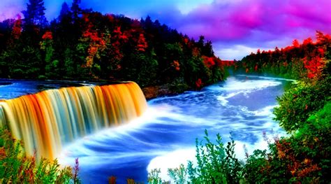 🔥 Download Rainbow Beautiful Waterfall Wallpaper Dope by @tstephens44 ...