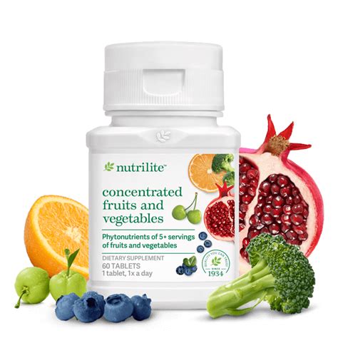 Concentrado De Frutas Y Verduras Nutrilite™ Vitaminas Y Suplementos Amway