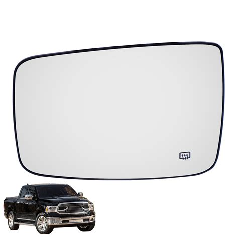 Left Side Replacement Mirror Glass Lh Heated For Dodge Ram