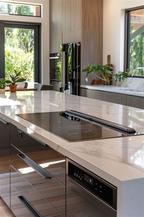 Transform Your Culinary Space Modern Kitchen Island With Sleek