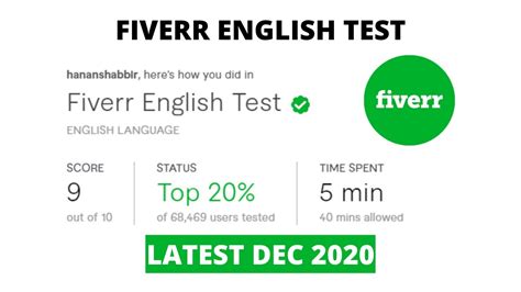 Fiverr English Test Questions And Answers 2020 Tips And Tricks To Pass Any Fiverr Skill Tests