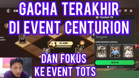 Menyelesaikan Misi Centurion Gacha Di Temukan Centurion Koin