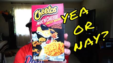 Cheetos Cheesy Bacon Flavor Mac N Cheese Review YouTube