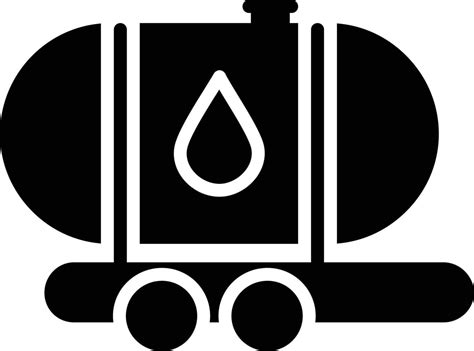 Oil Tank Glyph Icon Vector Art At Vecteezy