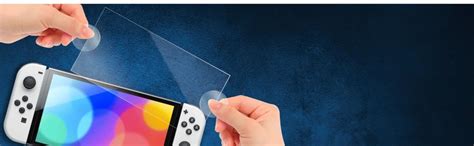 Orzly Screen Protectors Bundle For Nintendo Switch Oled Console