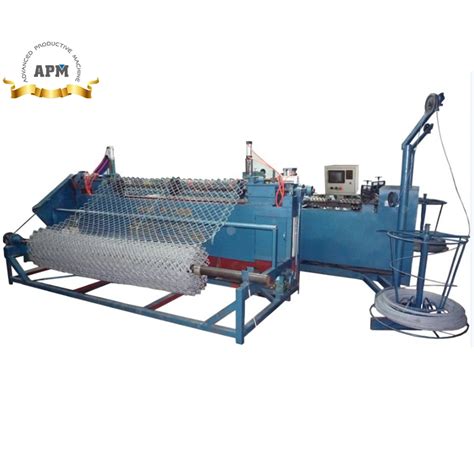 Double Wire Automatic Chain Link Metal Fence Net Making Machine China