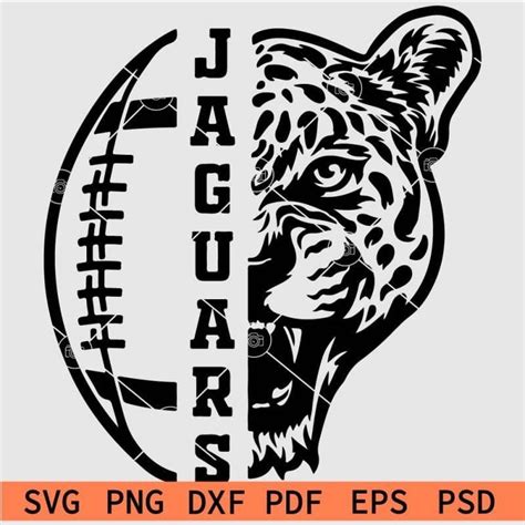 Jaguars Football Svg Jaguar Head SVG American Football Teams SVG NFL