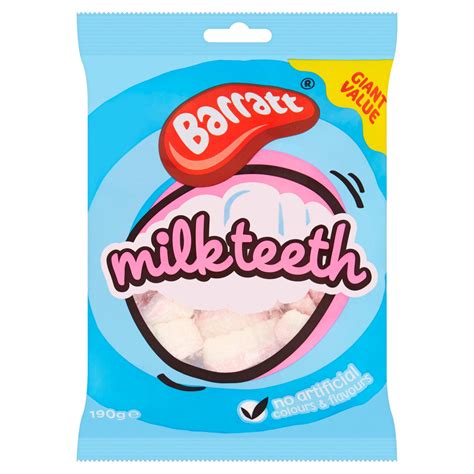 Barratt Milk Teeth 190g Sweets Iceland Foods