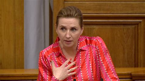 Danish Prime Minister Addresses Parliament With Speech Written by ...