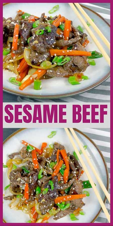 Sesame Beef Stir Fry - SAVOR With Jennifer