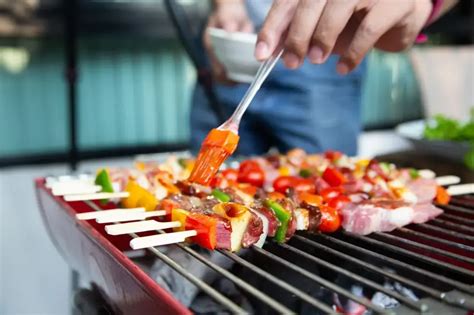 Vegetarian, vegan and meat ideas for original grilled skewers