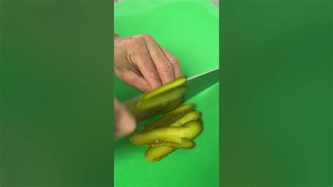 How To Slices Pickle Gherkinsshorts Youtube