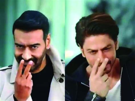 Shah Rukh Ajay Devgan Are Joined By A Third Celebrity In The Vimal Universe The Asian Age