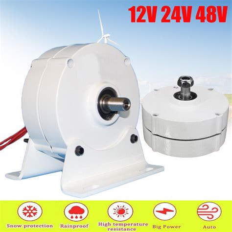 800W Permanent Magnet Generator 12V 24V 48V Wind Turbine Dynamo