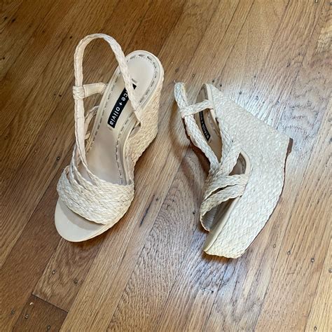 Alice Olivia Espadrille Wedges Perfect Condition Gem