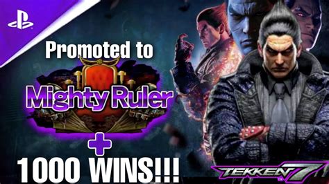 Tekken Wins Online Ranked Promoted To Mighty Ruler Hd Youtube