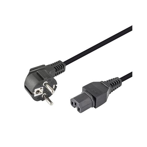 Cable De Alimentaci N Schuko Acodado Cee A Hembra Iec C M