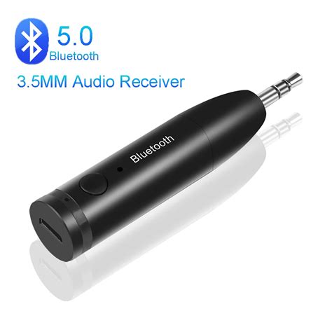 Adaptador De Udio Sem Fio Bluetooth Receptor Mm Aux Receptor De