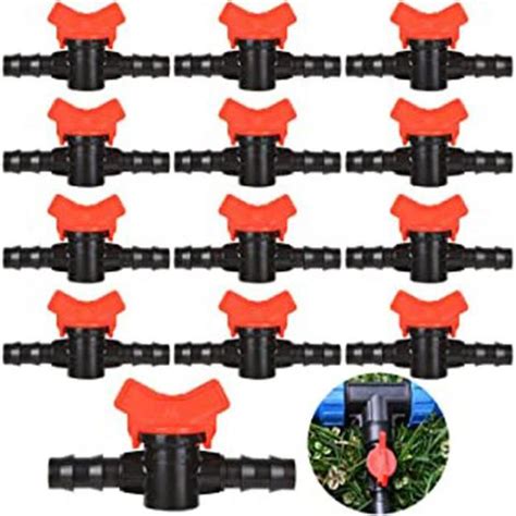 50Pcs Tuyau Vanne D Irrigation Robinet De Jardin Pour Tuyau 1616Mm