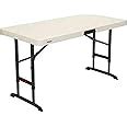 Amazon Lifetime Foot Commercial Adjustable Folding Table