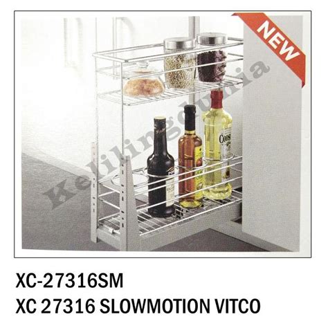 Jual Rak Botol Bumbu Sc Xc Vitco Sistem Rel Tarik Chrome