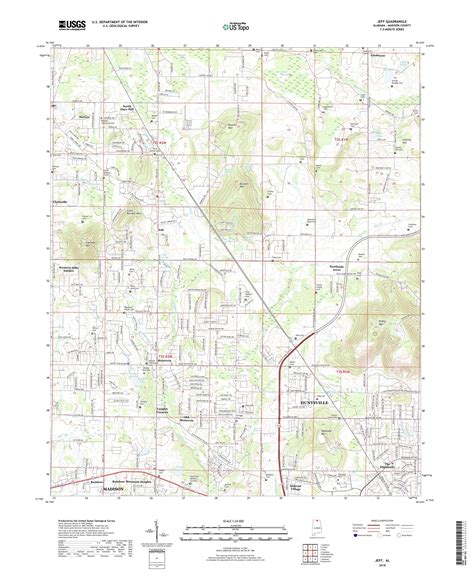 Mytopo Jeff Alabama Usgs Quad Topo Map