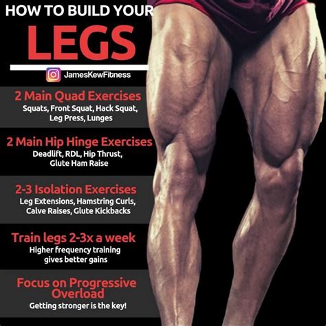 Build Massive Strong Legs Glutes With This Amazing Workout And Tips