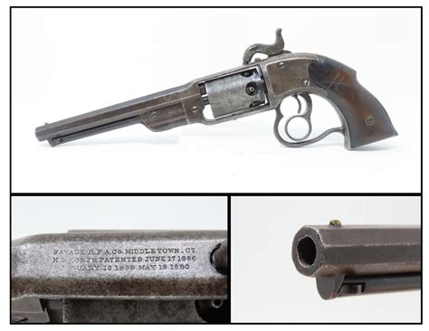 SCARCE c1862 SAVAGE NAVY Revolver CIVIL Antique CIVIL WAR .36 Union ...