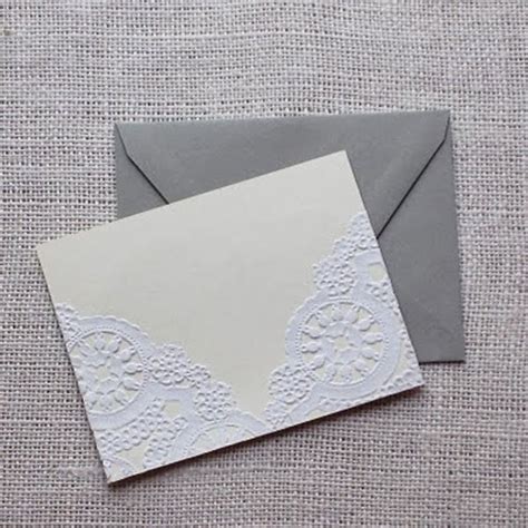 Invitaciones Con Blondas De Papel Dale Detalles