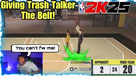 NBA 2K25 EXPOSING Trash Talker 1v1 7FT BUILD Funniest 1v1 YouTube