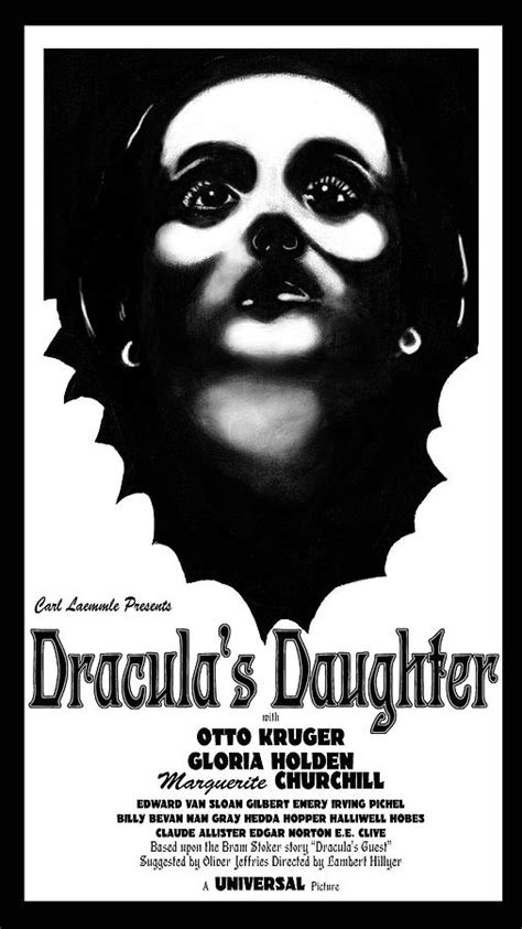 Draculas Daughter 1936 Digital Art By Sean Parnell Fine Art America