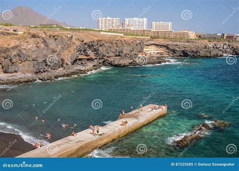 Bella Spiaggia In Callao Salvaje Su Tenerife Immagine Stock Immagine