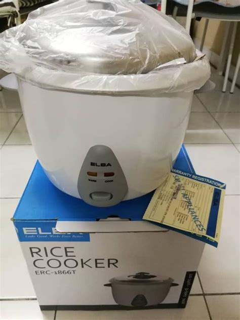 Elba Rice Cooker ERC 1866T TV Home Appliances Kitchen Appliances