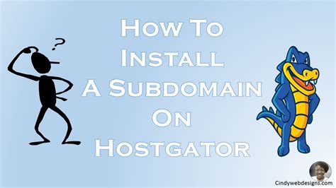 How To Add A Subdomain On Hostgator YouTube