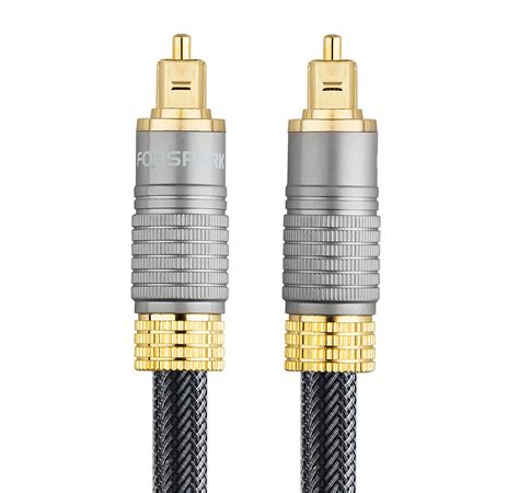 Forspark Digital Optical Audio K Gold Plated Toslink Cable Ft Cl