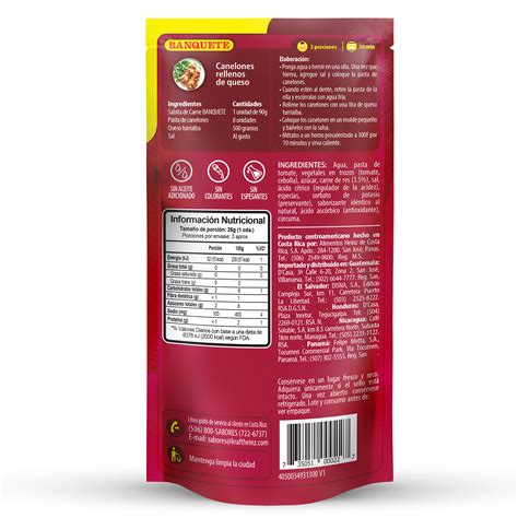 Comprar Salsita Tomate Con Carne Banquete Doypack 90g Walmart Costa