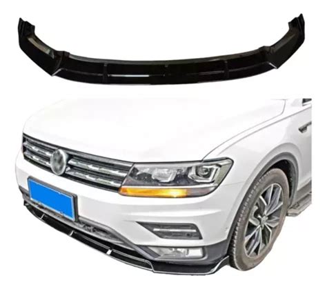 Lip Delantero Vw Tiguan A Negro Brillante