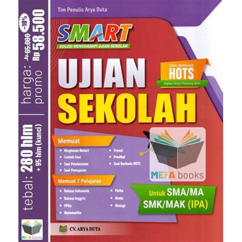 Jual Buku Bank Soal Smart Ujian Sekolah Sd Smp Sma Terbaru Cv Arya Duta