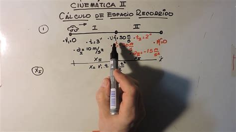 Cinematica Ii Calculo De Distancia Parte Youtube