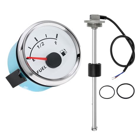 0 190ohm Oil Liquid Tank Fuel Level Indicator 52mm Fuel Level Gauge With Fuel Level Sensor 100mm