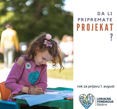 OTVOREN JE PRVI KONKURS Lokalna Fondacija Bijeljina