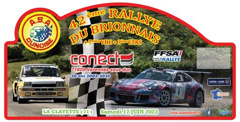 Liste des engagés Rallye du Brionnais 2023