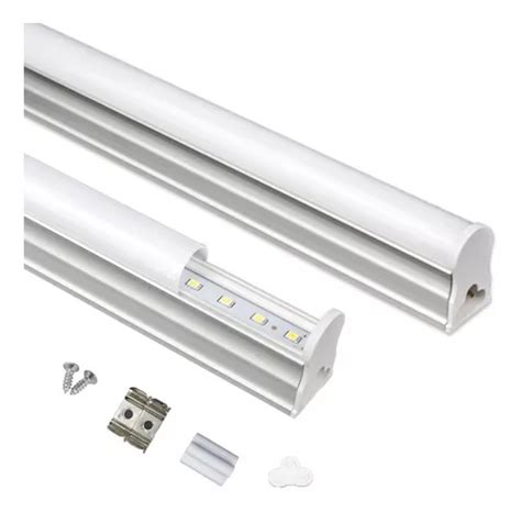 Tubo Led T5 Batten Con Base Empavonado 5w 30cms Cuotas sin interés