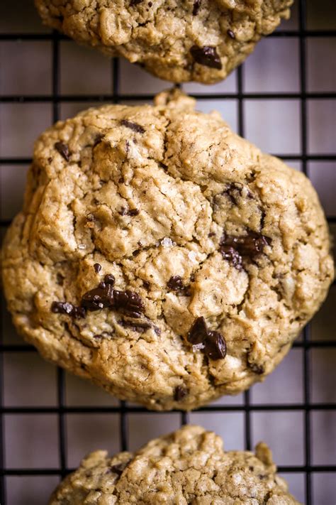 Peanut Butter Oatmeal Chocolate Chip Cookies Gluten Free Vegan