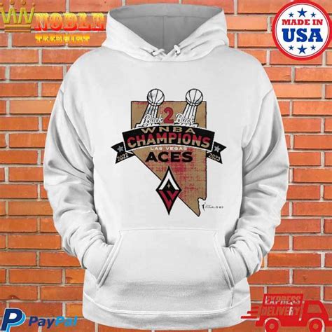 Wnba Store Las Vegas Aces Black 2022 Wnba Finals Champions Hoodie Sol