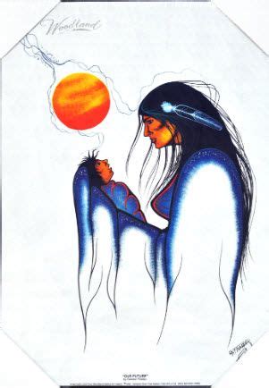 Our Futureby Gordon Fiddler Kp Native Art Native American Drawing