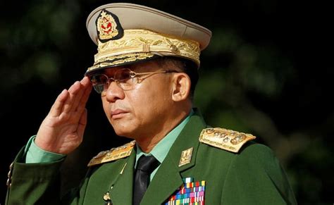 Myanmar Army Chief Min Aung Hlaing Says Coup Was Inevitable Thai