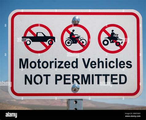 Vehicle Prohibited Hi Res Stock Photography And Images Alamy