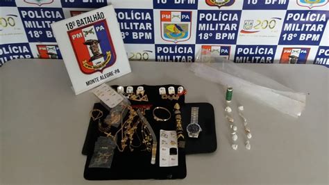 Pol Cia Militar Apreende Adolescente Maleta De Joias Furtadas E